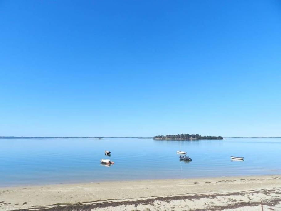 Meuble Sur L'Ile De Tascon A 300 M De La Plage Saint-Armel Exterior foto